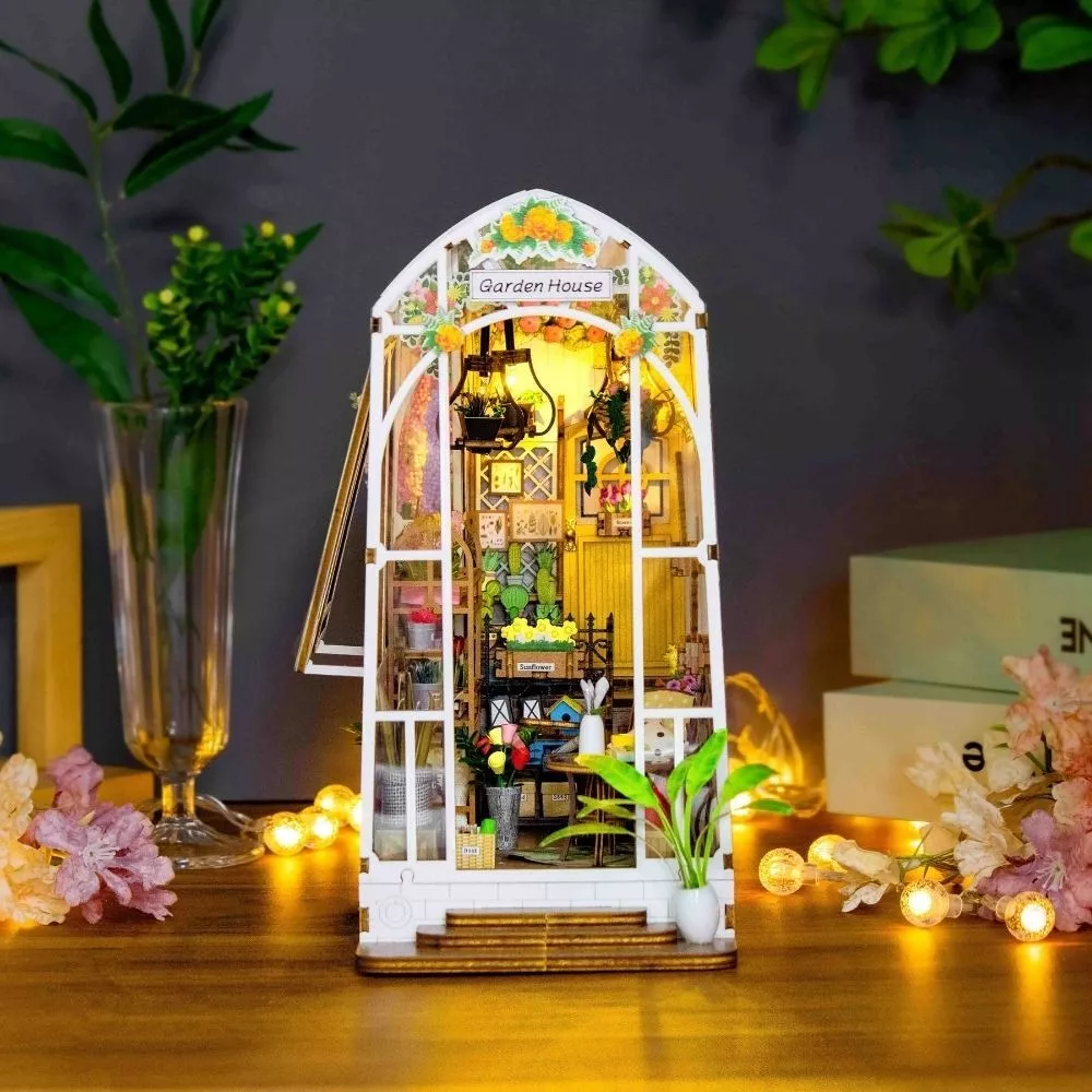 Kit Book nook - Serre et fleurs