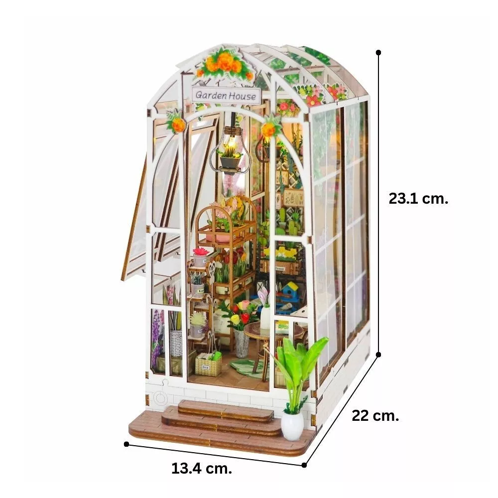 Kit Book nook - Serre et fleurs