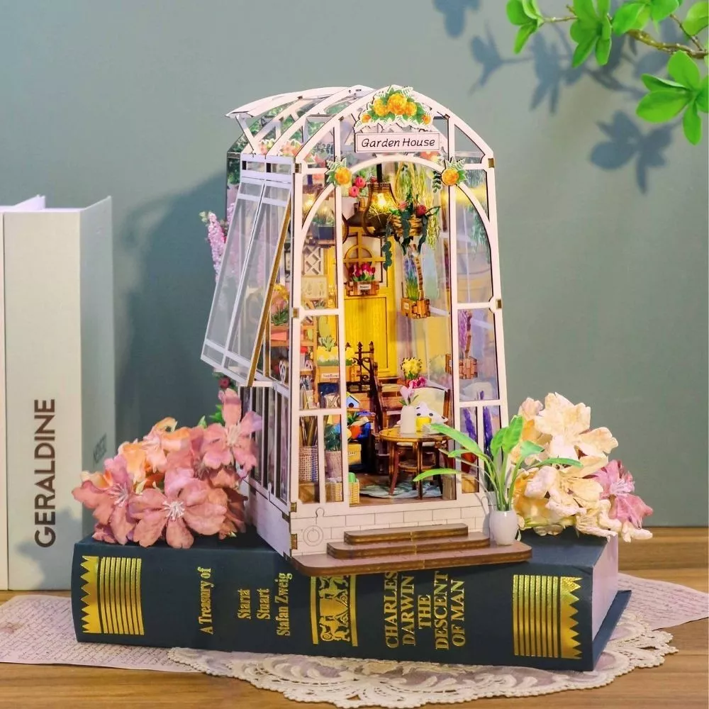 Kit Book nook - Serre et fleurs