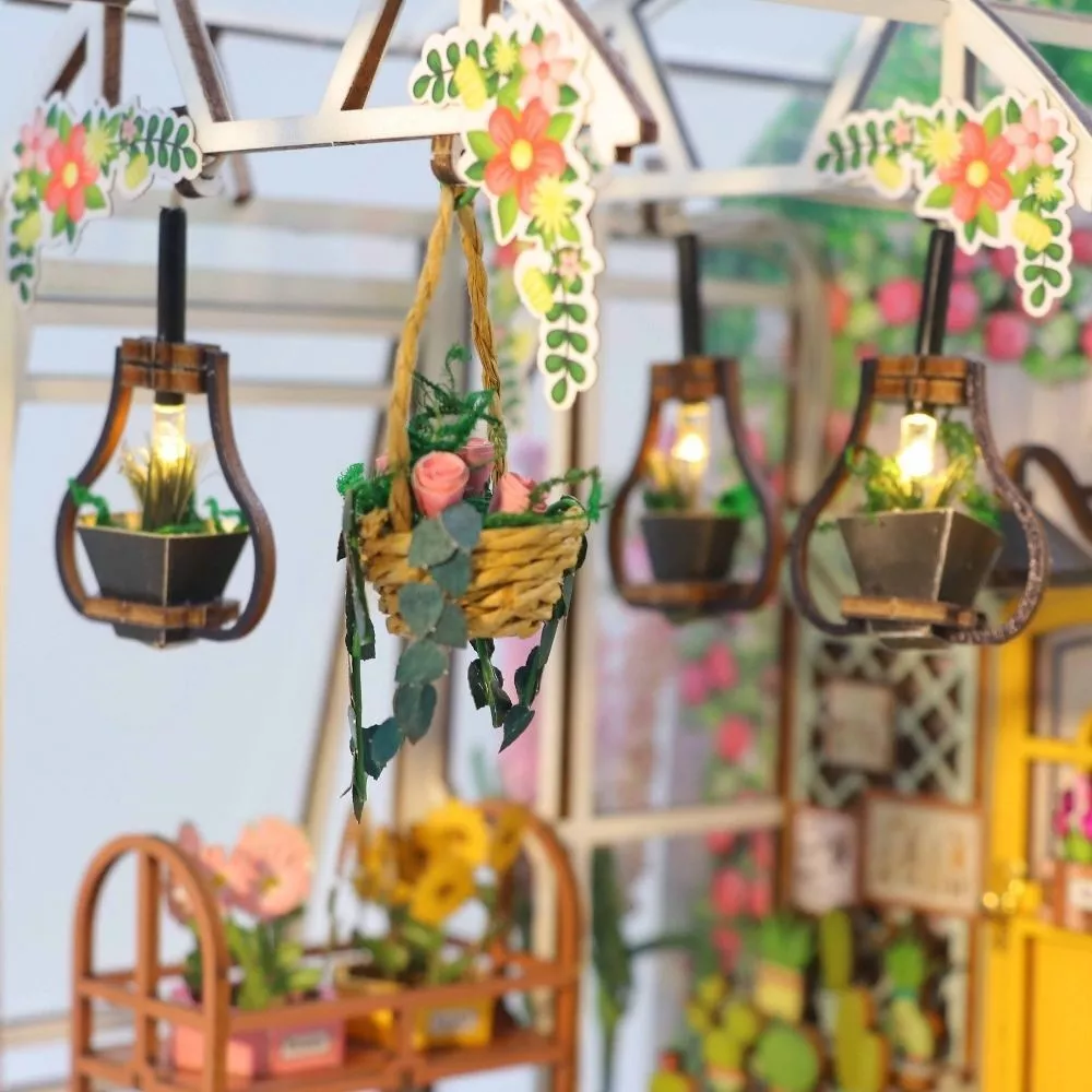 Kit Book nook - Serre et fleurs