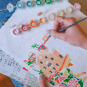 Coffret peinture au numéro - Barcelona