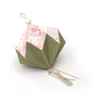 Pochette 40 feuilles Origami (20x20) - Fleuri Pastel 
