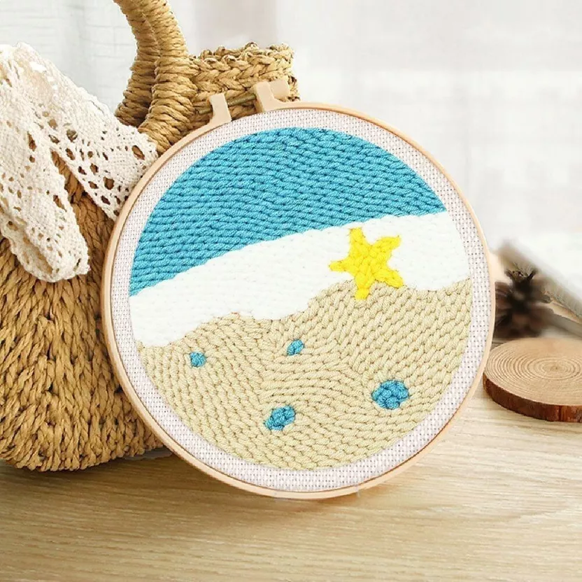 Kit Punch Needle - Etoile et mer