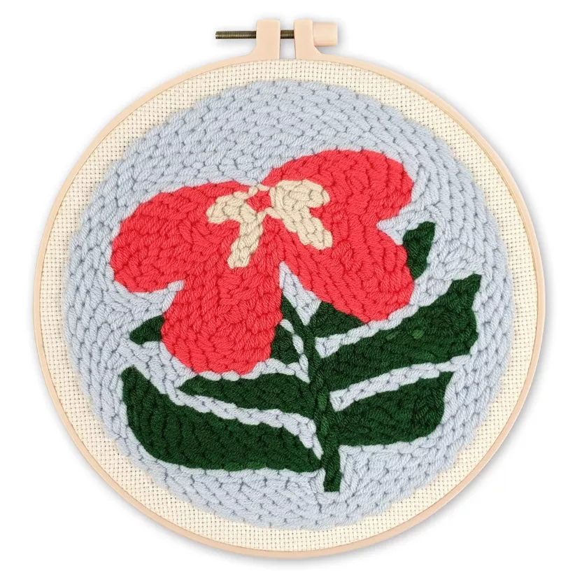 Kit Punch Needle - Hibiscus