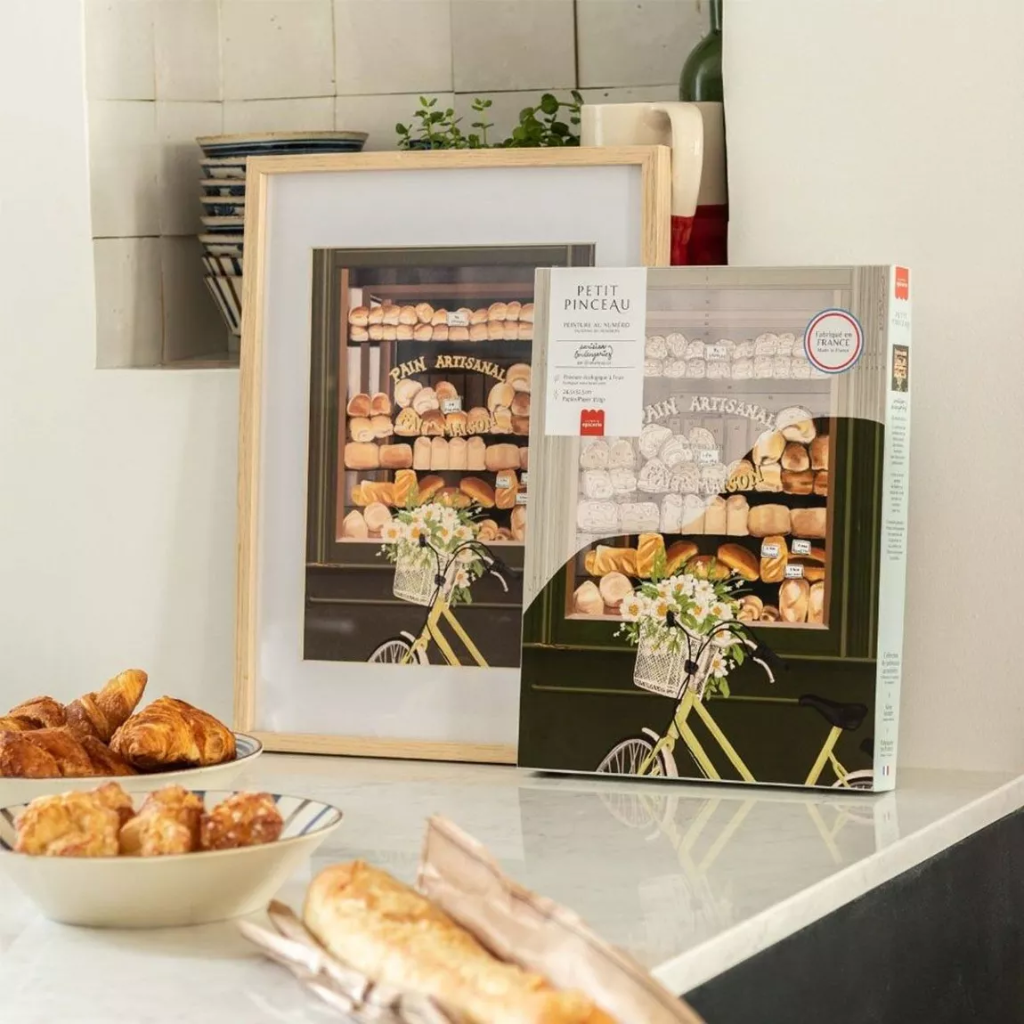 Coffret peinture au numéro - Boulangeries Parisiennes par Ananya Bhandari
