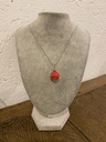 Collier boule - Rouge