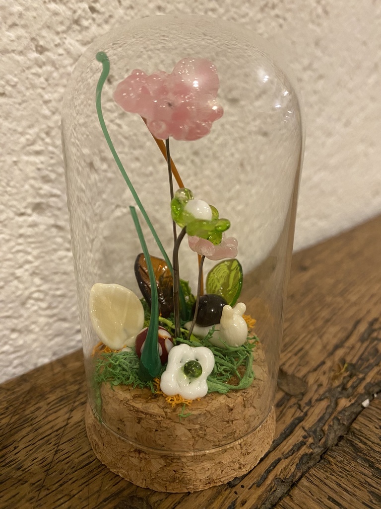 Jardin féérique - Fleur rose