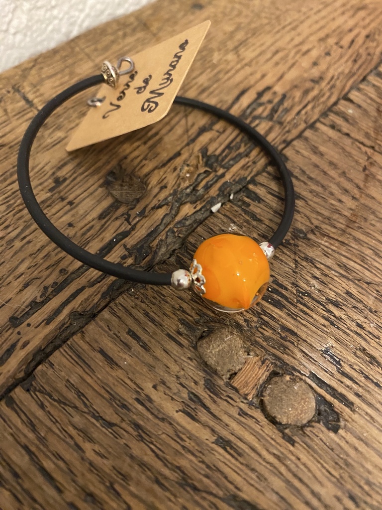 Bracelet boule - Orange
