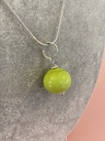 Collier boule - Vert pomme