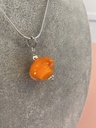 Collier boule - Orange
