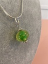 Collier boule - Vert