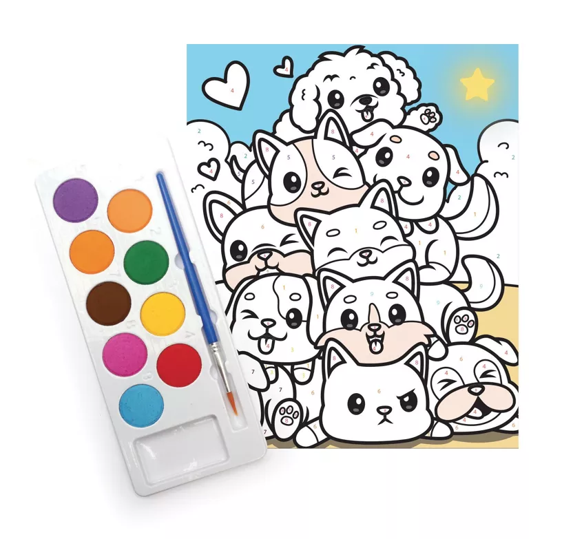 Peinture au numéro - Chiens