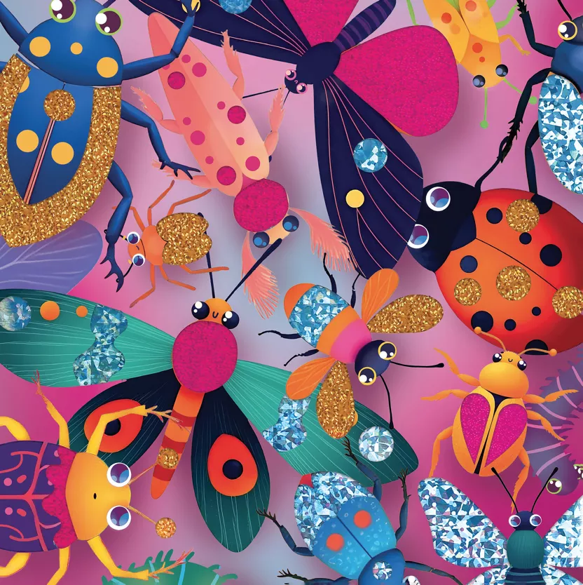 Cartes à métalliser - Insectes