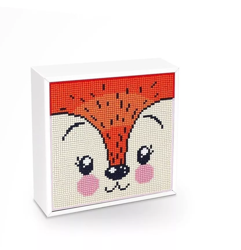 Tableau diamants - Renard