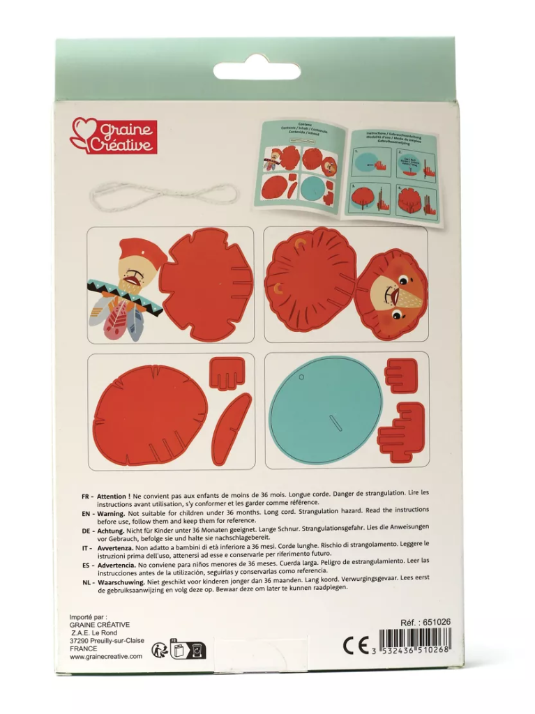 Maquette à suspendre - Lion