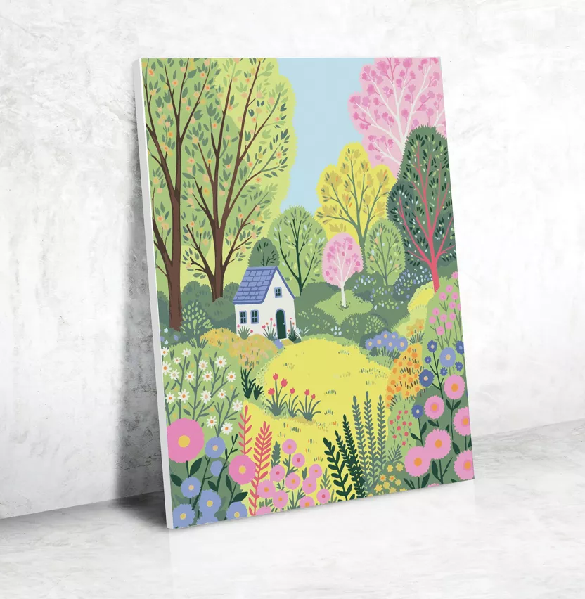 Coffret peinture au numéro - Havre de paix