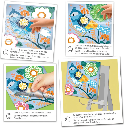 Kit Tableaux faciles - Pochoirs motifs - Couleurs de printemps