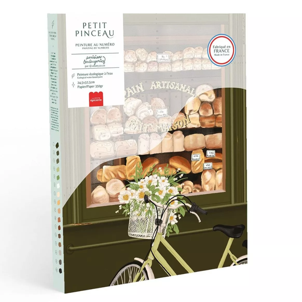 Coffret peinture au numéro - Boulangeries Parisiennes par Ananya Bhandari