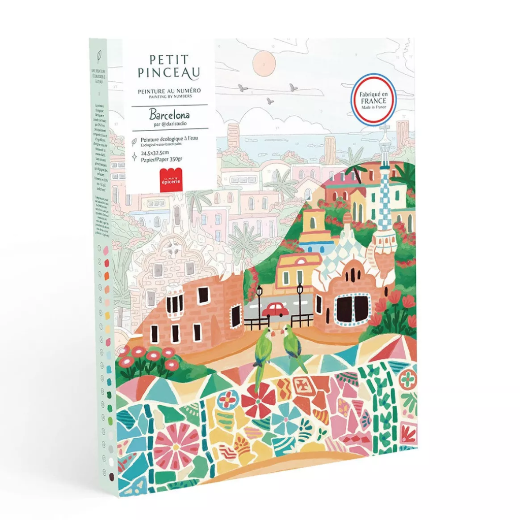 Coffret peinture au numéro - Barcelona