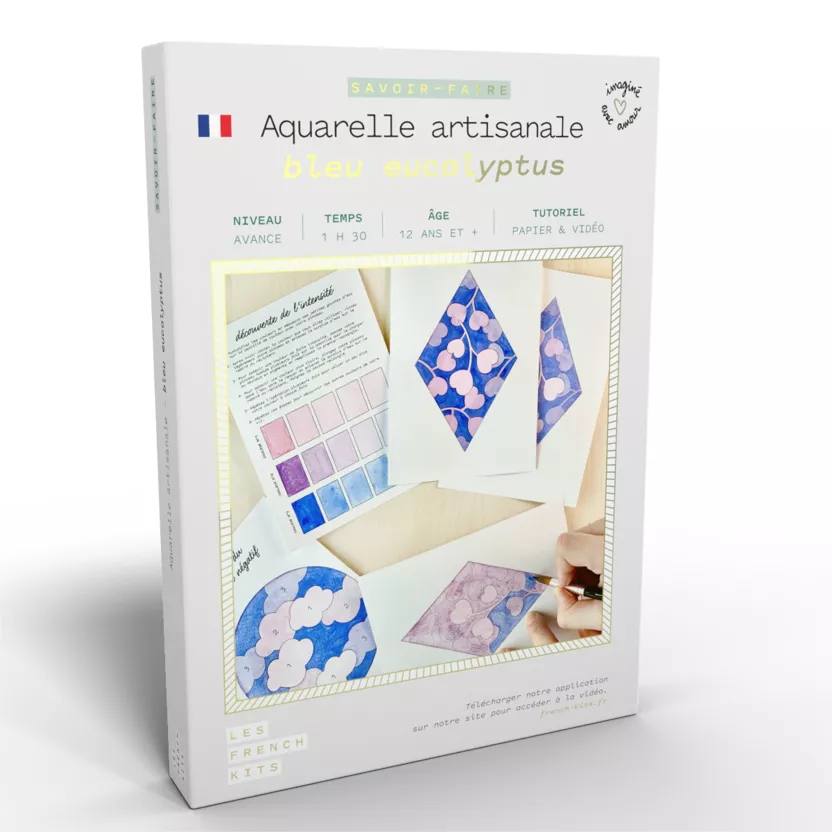 Kit Aquarelle - Bleu eucalyptus