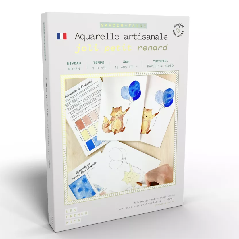Kit Aquarelle - Joli petit renard
