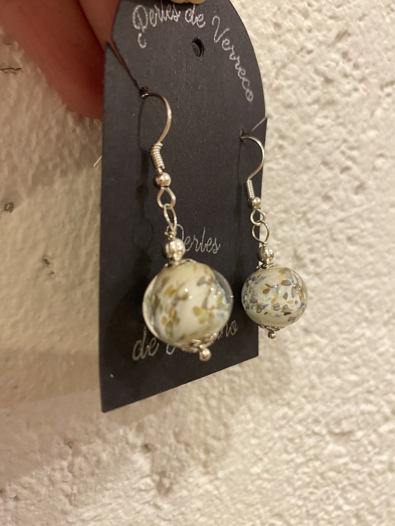 Boucles d'oreilles - Mouchetées nature