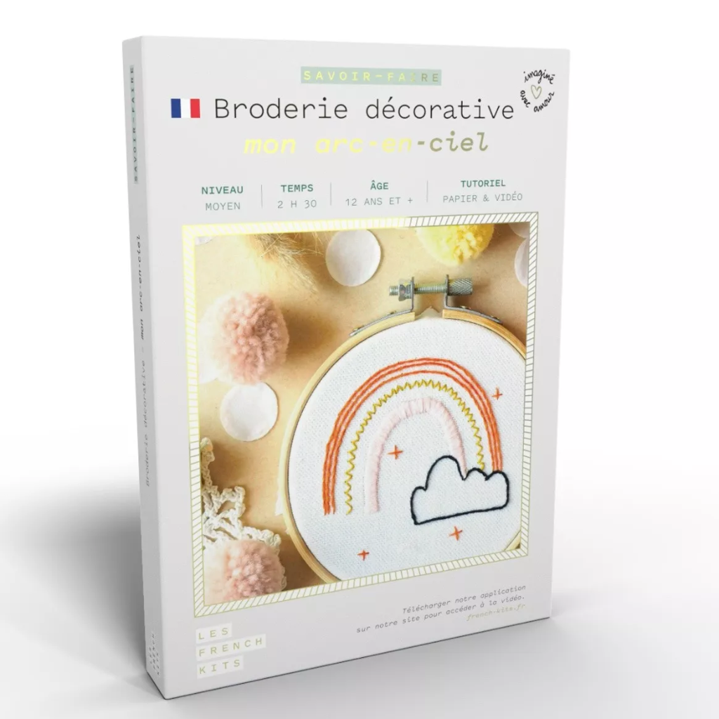 Kit Broderie - Arc-en-ciel