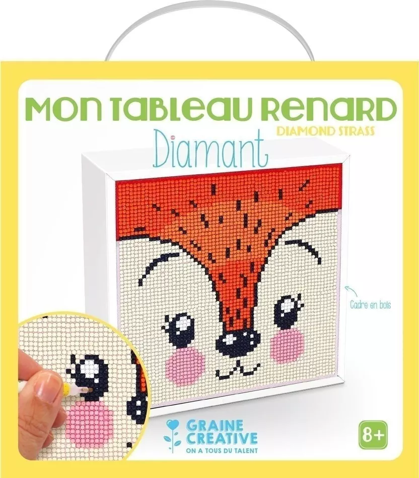 Tableau diamants - Renard