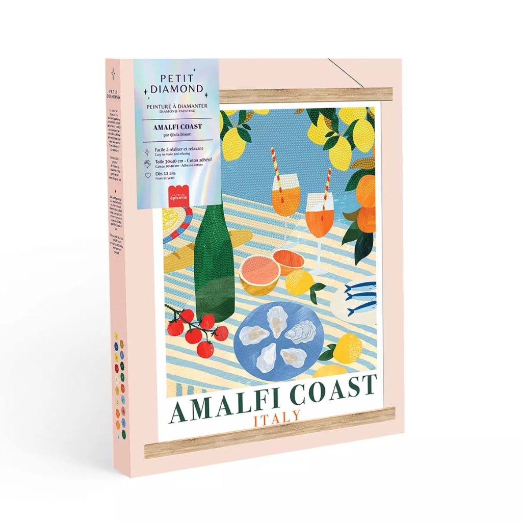 Coffret peinture diamants - Amalfi coast aperitif