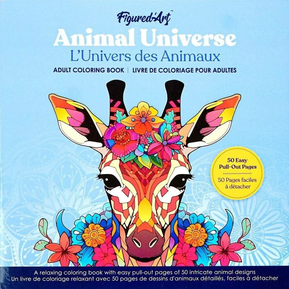 Livre de coloriage - L'univers des animaux (adulte)