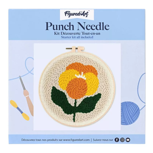 Kit Punch Needle - Oeillet d'Inde