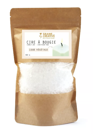 Cire à bougie végétale - 400g