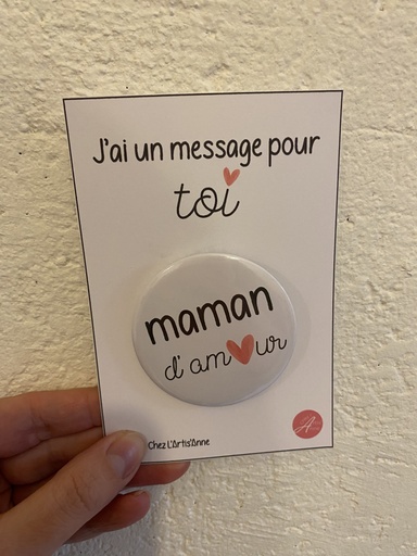 Badge - Maman d'amour