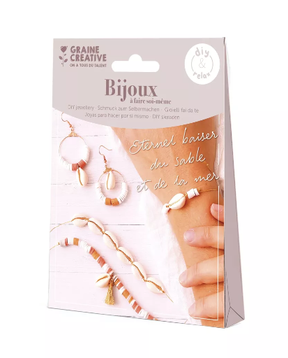 Kit bijoux - Eternel baiser du sable et de la mer (Heishi)