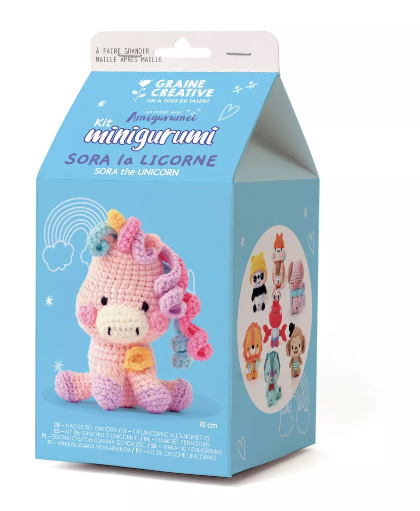 Kit amigurumi - Sora la licorne (minigurumi) 