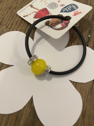 Bracelet boule - Jaune (fillette)