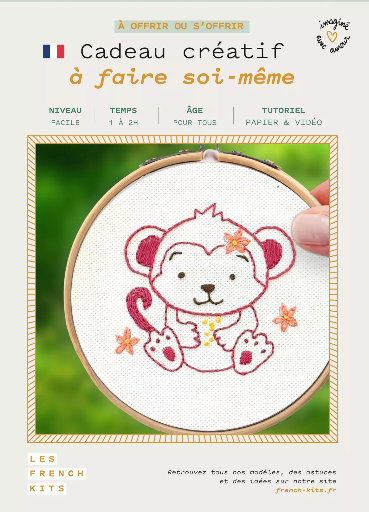 Kit Broderie - Singe