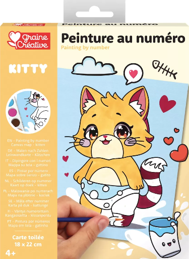 Peinture au numéro - Kitty