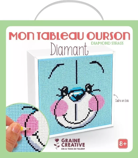 Tableau diamants - Ourson