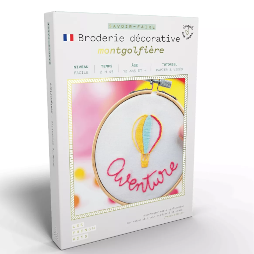 Kit Broderie - Montgolfière