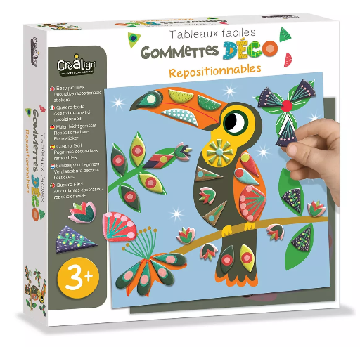 Kit Tableaux faciles - Gommettes repositionnables - Dans mon arbre