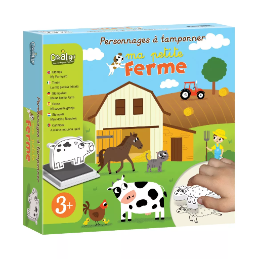 Personnages à tamponner - Ma petite ferme